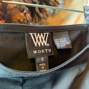 Worth cotton snd spandex wide‎ leg pants. Never worn.